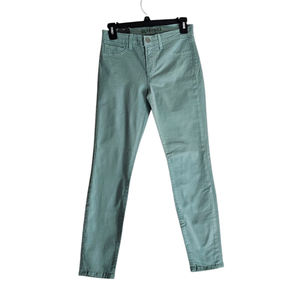 J Brand Capri Skinny Mid Rise Mint Green Jeans 26 NWT - Picture 1 of 7